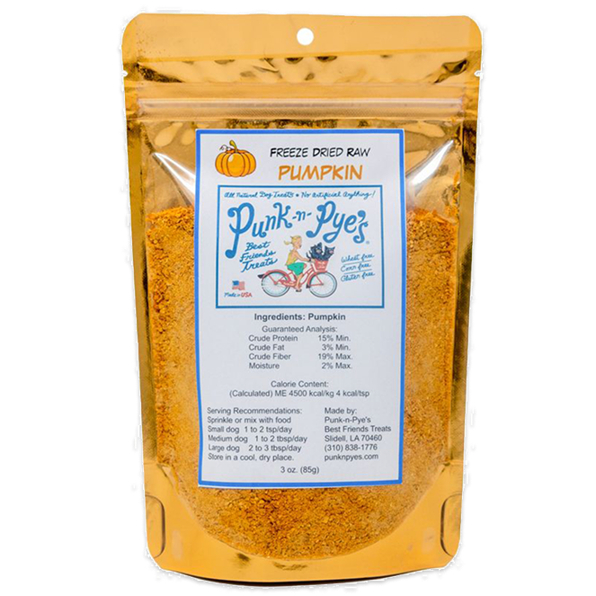Freeze Dried Raw Pumpkin Powder – Punk-n-Pye's Best Friends Treats